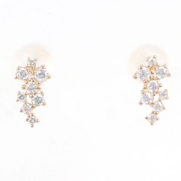 韓国のピアス】SPR108_14K Gold, ラフダイヤ 軟骨ピアス ピアス