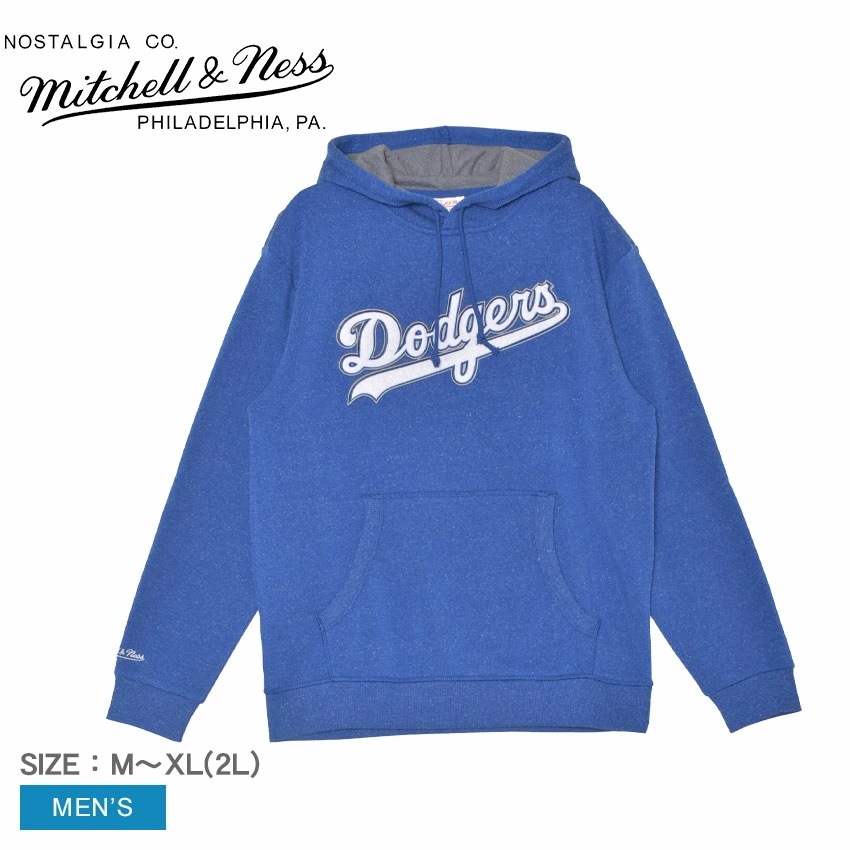 MLB SNOW WASHED FLEECE HOODIE DODGERS FPHD6598-LADYYPPPROYA メンズ ウェア トップス プルオーバー パーカー 長袖 野球 チームロゴ