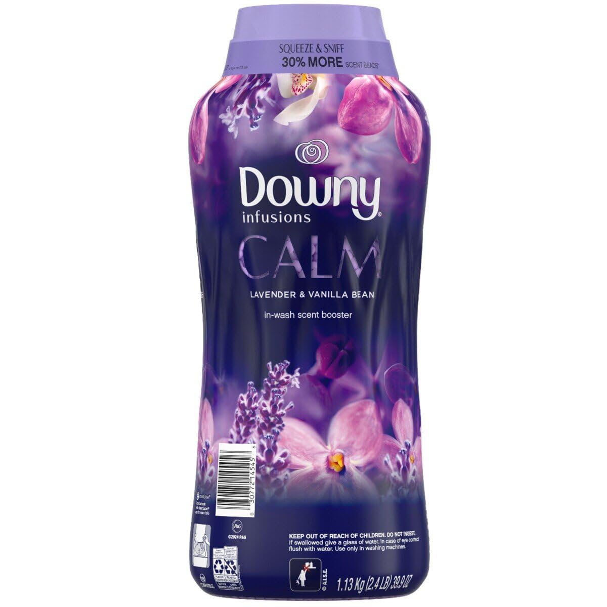 Downy ダウニー インフュージョン カーム ビーズ 柔軟剤 香付け剤 1.13kg ラベンダー 衣料用 Calm Beads 洗濯から着用まで