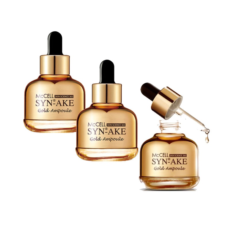 韓国コスメ DR PHAMOR シンエイクゴールドアンプル3本セット (30mlx3)