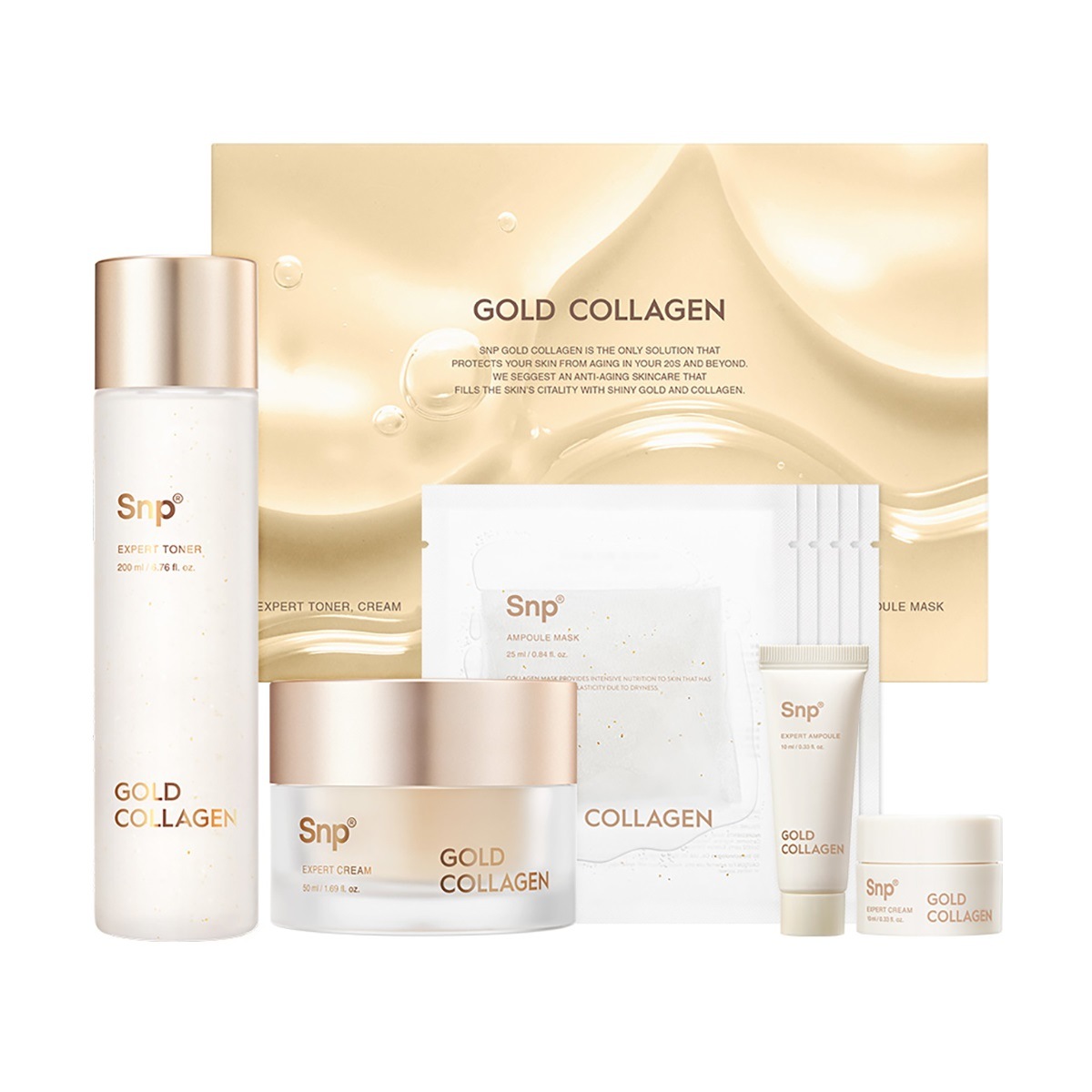 GOLD COLLAGEN DAILY CARE SET 新商品 韓国化粧品 機能性化粧品 贈り物 企画商品 スキンケア 肌の弾力 ヒョド 肌の水分 保湿 6,724円
