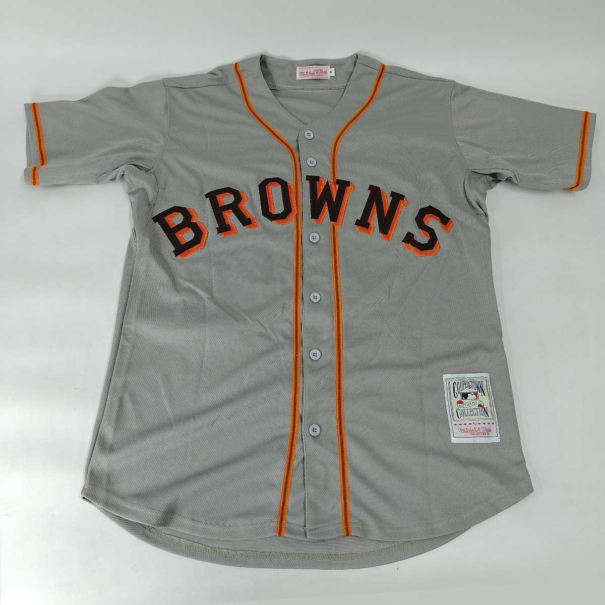 【中古】Mitchell&Ness BROWNS MLB ユニフォーム 1/8 Eddie Gaedel エディ・ゲーデル COOPERSTOWN COLLECTION M メンズ 中古】Mitchell&Ness BROWNS MLB ユニフォーム 1/8 Eddie Gaedel