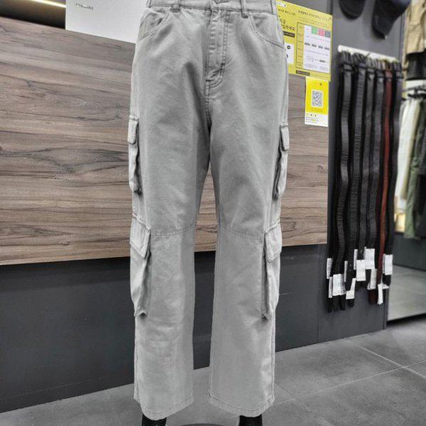 男性用キャンバスマルチカーゴパンツ-DG