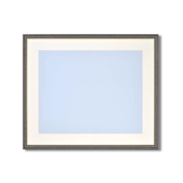 [軽量水彩額]色あせを防ぐUVカットアクリル/マット付き 水彩額F10号 ブラック