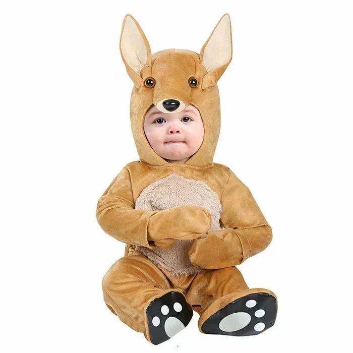 ハロウィン 衣装 カンガルー ベビー キッズ アニマル 赤ちゃん 動物 ハロウィン 男女兼用 着ぐるみ 仮装 舞台 ステージ コスム パーティー イベント コス