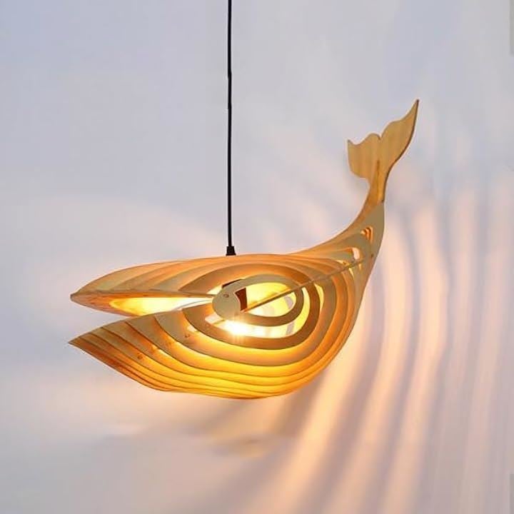 千飾 ペンダントライト 鯨 照明器具 北欧 ブラケットライト 壁掛け照明 ウォールランプ ベッドサイドライ 玄関灯 壁灯 インテリア 寝室