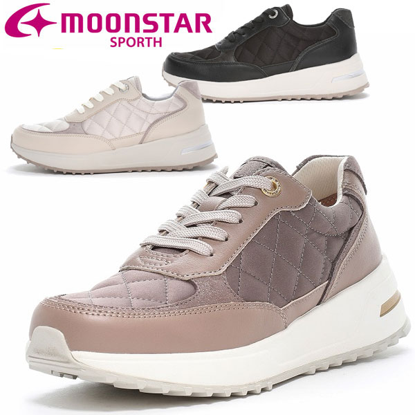ムーンスター moonstar スポルス カジュアルシューズ コンフォート SP0801 レディース スニーカー