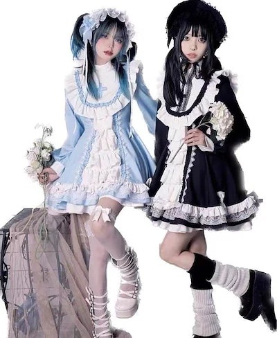 ロリータの修道女服ゴシックの修道女風ロリータのメイド服 コスプレ70％ 4,873円