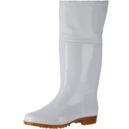 弘進ゴム 長靴(P.V.C製) ゾナG3耐油 白 カバー付 30.0cm C0124AB
