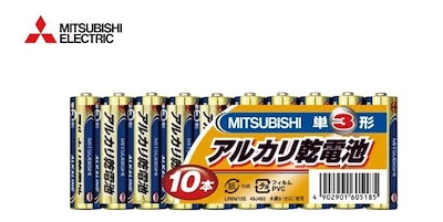 他サイト： アルカリ乾電池単3形10本パック 1PKの商品画像