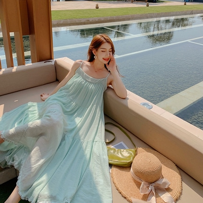 ワンピース デート ワンピドレス ロング かわいい 大人可愛い きれいめ シンプル カジュアル 大人 上品 おしゃれ お洒落 主役級 存在感 夏 10代 20代 30代 レディース 女性用 OL 学生