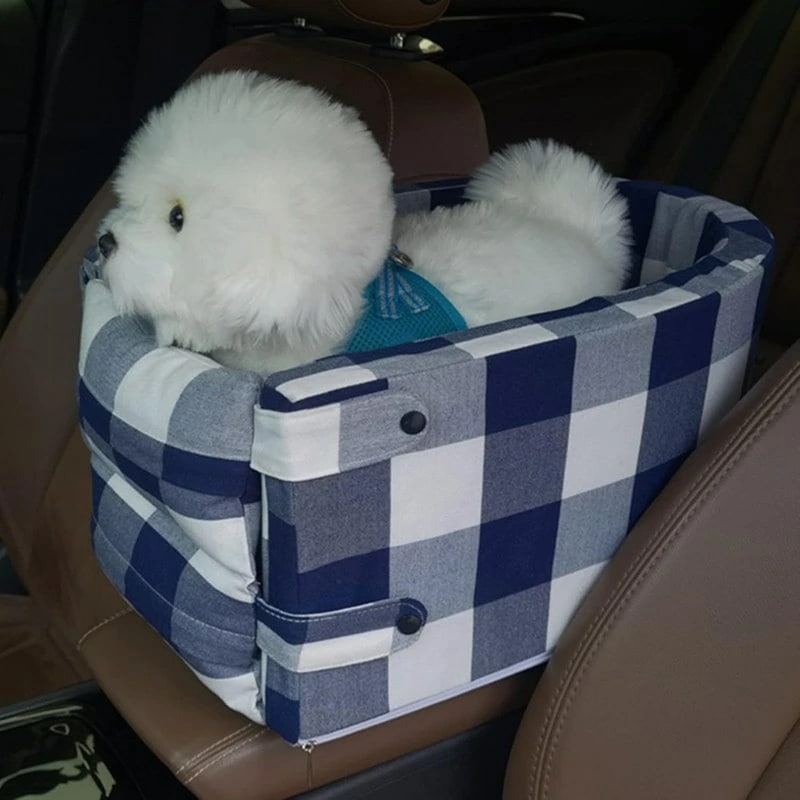 ペット用ドライブボックス ドライブベッド 犬 おしゃれ 中型犬 夏用 アームレスト 防水 滑り止め 洗濯可 安全ベルト付き 車用品 犬猫用 ペット用 車載用 設計 汚れ防止 水洗い可能 45x25x2