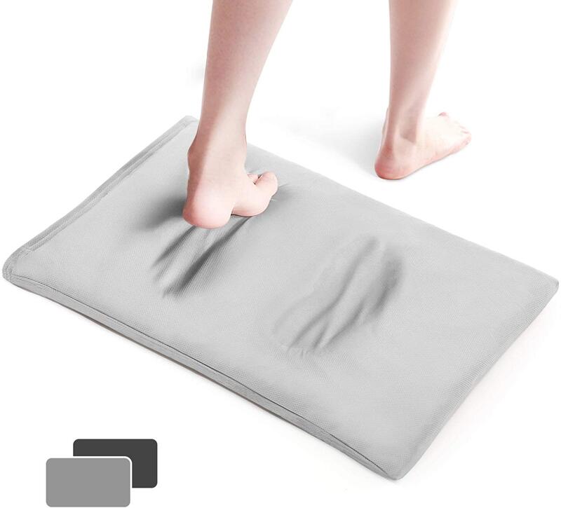 【二個セット】ソフトタイプ 珪藻土 バスマット お風呂マットソフトタイプ 珪藻土マット 足拭きマット 速乾 瞬間吸水 防カビ 防ダニ 抗菌 消臭 快適 玄関/動物の水場用/屋外用ドア/浴室