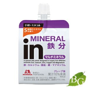 森永製菓 inゼリー マルチミネラル グレープ味 180g 36個セット