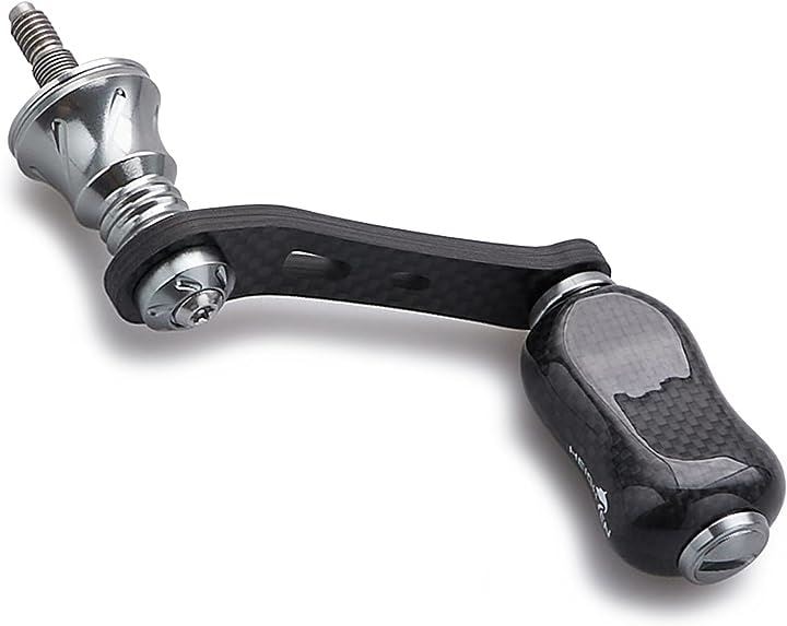 42mm リール ハンドル 21mm ノブ 搭載 シマノ ダイワ スピニングリール 通用ライトゲーム 渓流釣りGourd Series ガンメタル 745(ガンメタル)