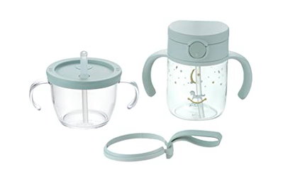 他サイト： リッチェル アスター おうちおでかけスタートセット ライトブルー 1セット 150ml 200ml 6カ月の商品画像