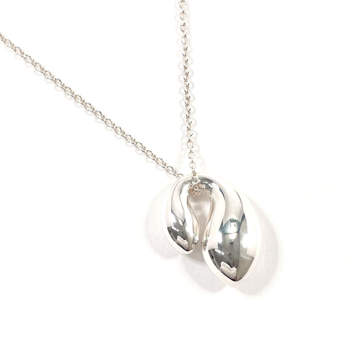 エルサペレッティ ダブルティアドロップ ネックレス シルバー シルバー925 レディース