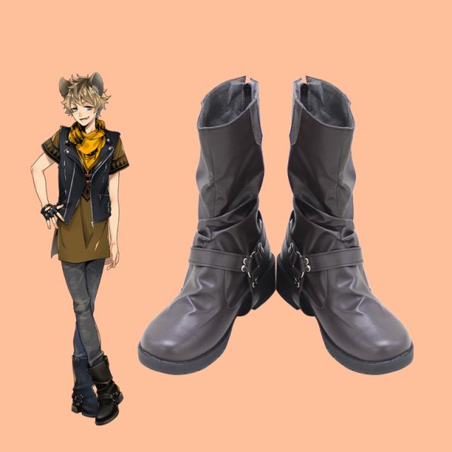 新タイプ追加 激安販売 ツイステッドワンダーランド ツイステ ラサバナクロー寮 ラギー・ブッチ コスプレ靴[CRS2449]