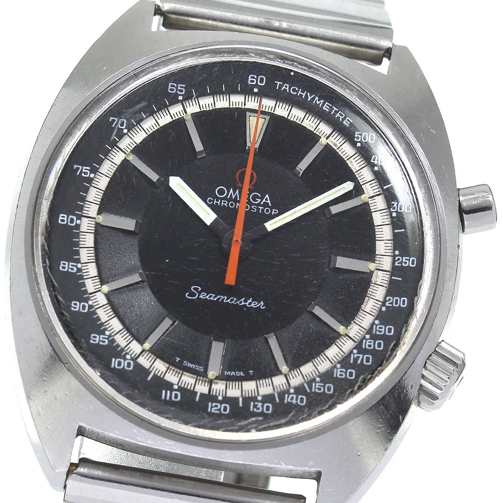 オメガ OMEGA Ref.145.007 シーマスター クロノストップ Cal.865 手巻き メンズ _814374【中古】