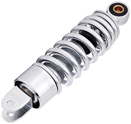 デイトナ バイク用 リアサスペンション 210mm メッキボディ/メッキスプリング ローダウンリアシ