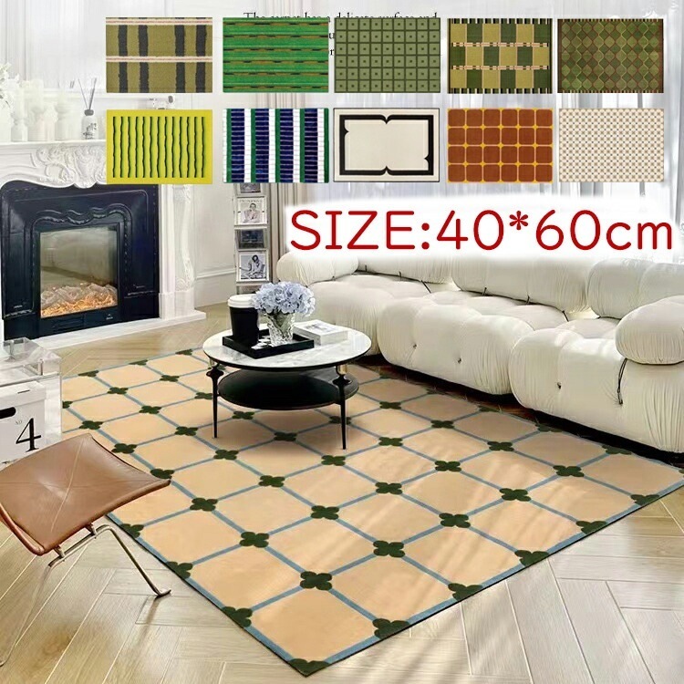 リビングマット 洗面所 ダイニング ラグ 北欧カーペット 廊下敷き 敷物 リビングマット 洗濯機洗える