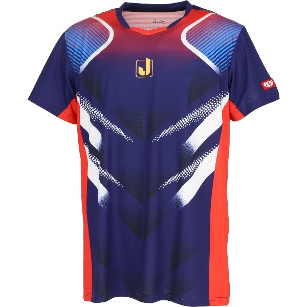 JUIC ジュウイック ジュイック JUIC ル・コンテ 男女兼用 卓球 ゲームシャツ 5678-NR メンズ 半袖