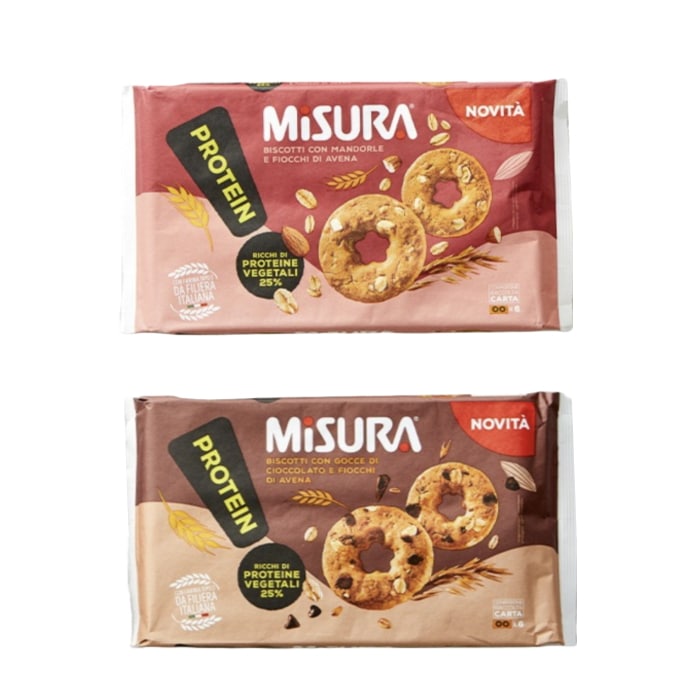 プロテインビスケット アーモンド 260g × 2  + オートミール 260g × 2