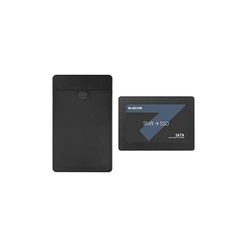エレコム 内蔵SSD 480GB 2.5インチ SATA3.0 HDDケース付 データ移行ソフト HD革命 Copy Drive Lite付 ESD-IB0480G