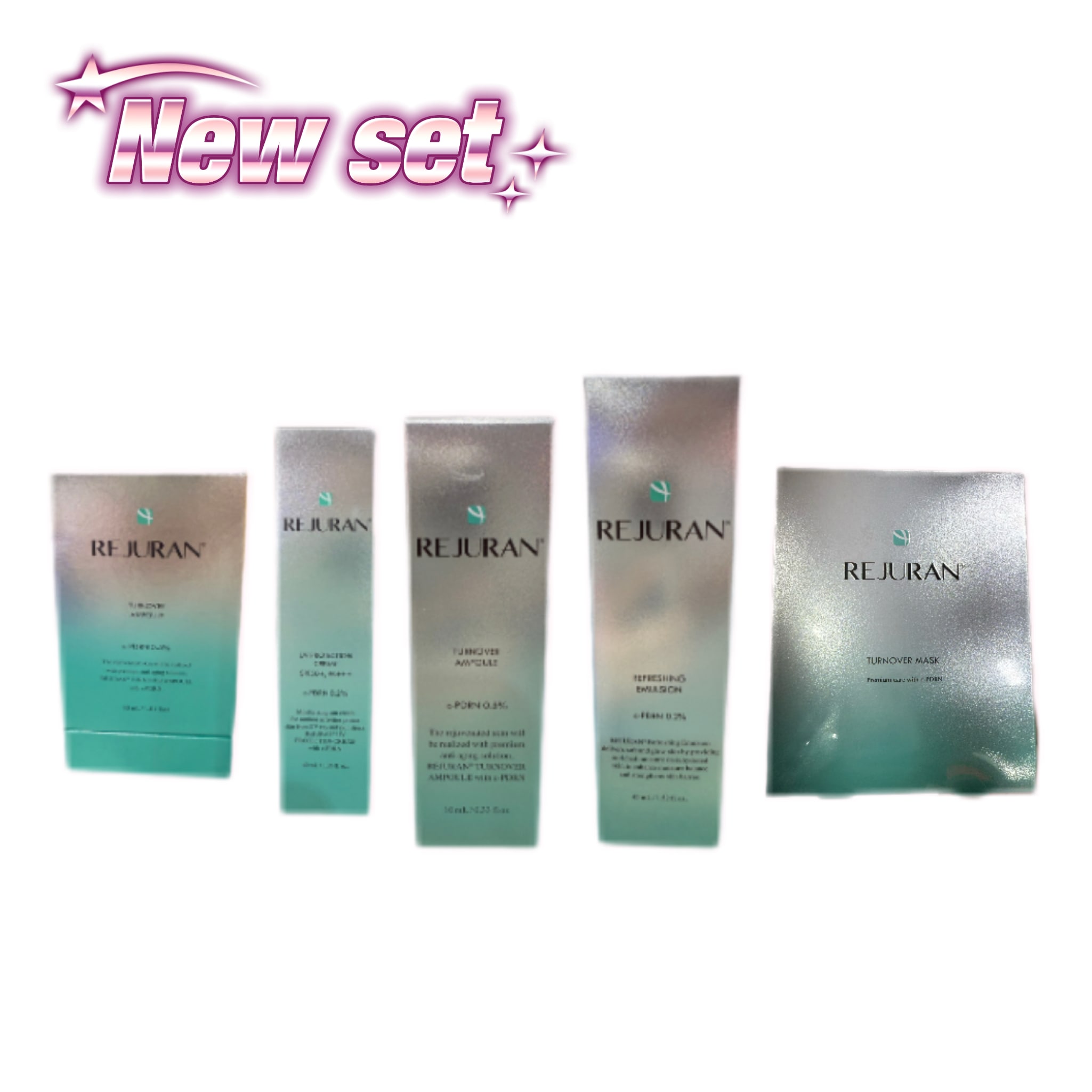 リジュラン ターンオーバー強化 健康肌ケアセット （トナー＋ローション＋セラム＋クリーム＋シートマスク5枚）/ 韓国コスメ/おすすめ/ニキビ/大容量/スプレー 11,536円