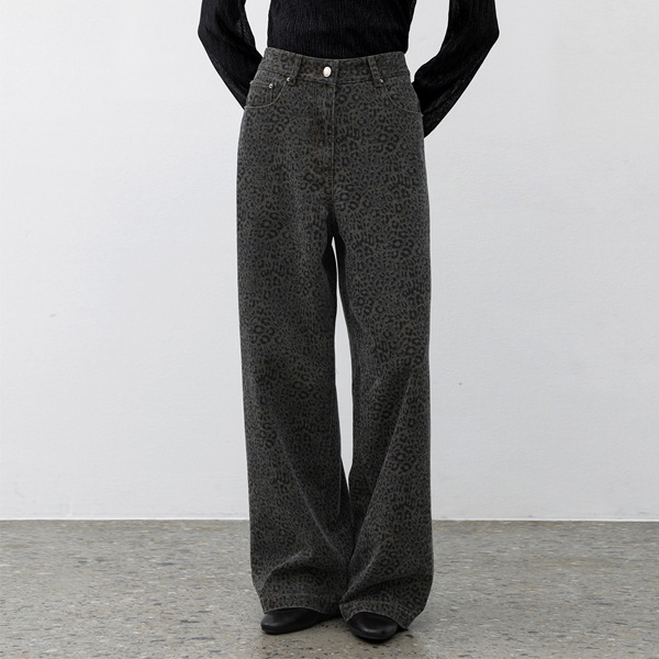 LEOPARD WIDE LEG PANTS (Z-PT-5701)