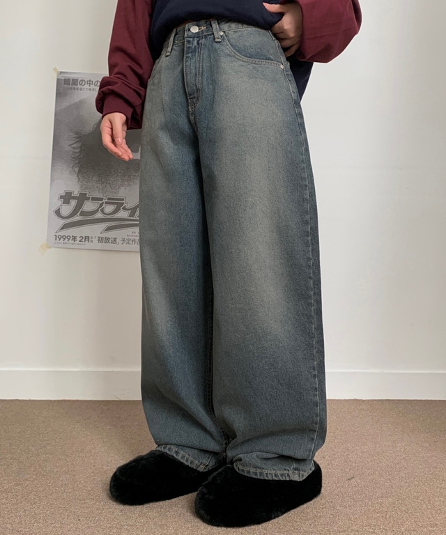 (フィット色味最高) ナカデ ワイドパンツ
