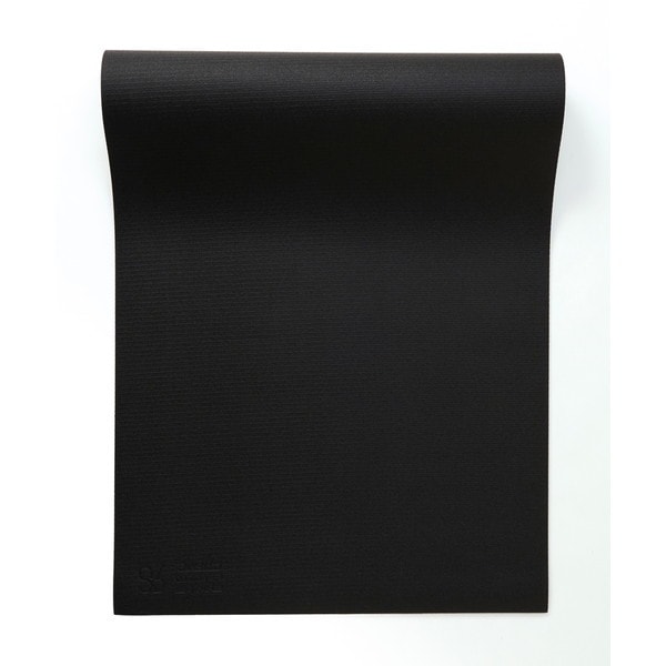 リアルストーン 5mmPVCヨガマット RA-G002-B ブラック 厚め IFMC加工 66×180×0.5cm 2.6kg メンズ レディース ヨガ ピラティス 筋トレ