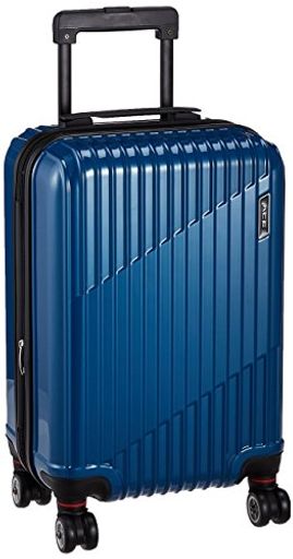 スーツケース キャリーケース キャリーバッグ 機内持ち込み Sサイズ 1泊2日 2泊3日 34L/39L(拡張時) 容量拡張機能 双輪キャスター 3.2KG クレスタ NO.06316 48 CM ブ