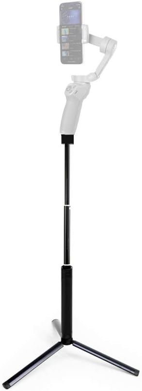 スマートフォン用セルフィースティック三脚延長ロッドアルミニウム合金製三脚付属