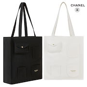 CHANEL海外限定　コスメノベルティコスメティック リネントートバッグ コスメ ノベルティ海外限定商品!! リネン（麻）素材 トート