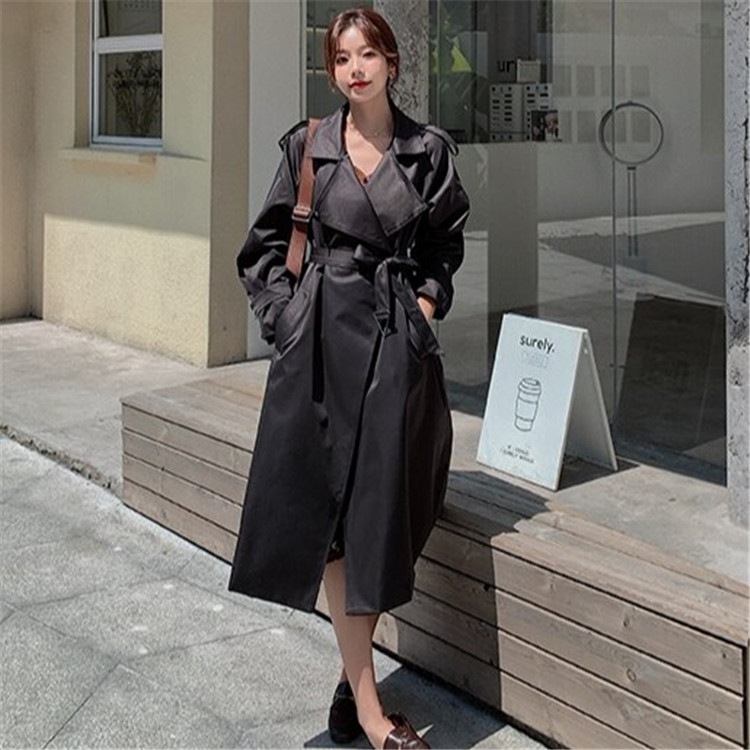 早い者勝ち ゆったりする 気質 コート 受け取って腰 トレンチコート