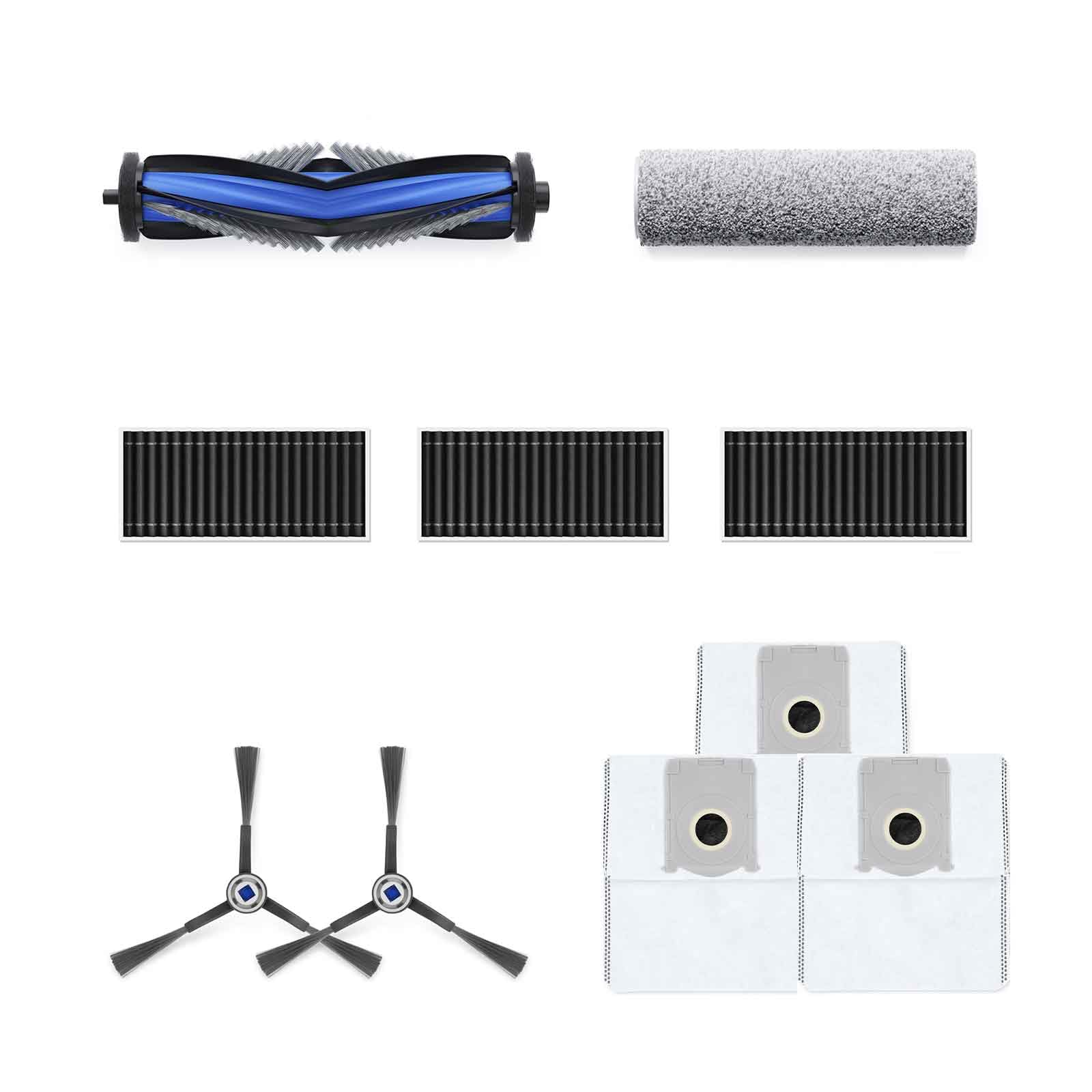 ECOVACS (エコバックス) アクセサリーセットX8 PRO OMNI/X8 OMNI 交換用消耗品 ロボット掃除機 消耗品