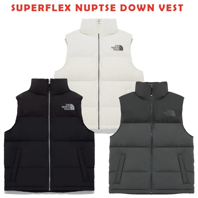 韓国正規品保証 関税負担なし NV1DQ57A SUPERFLEX NUPTSE DOWN VEST デイリー 基本 着装 男子 女子 人気 韓国 ファッション 男女共用 アウトド