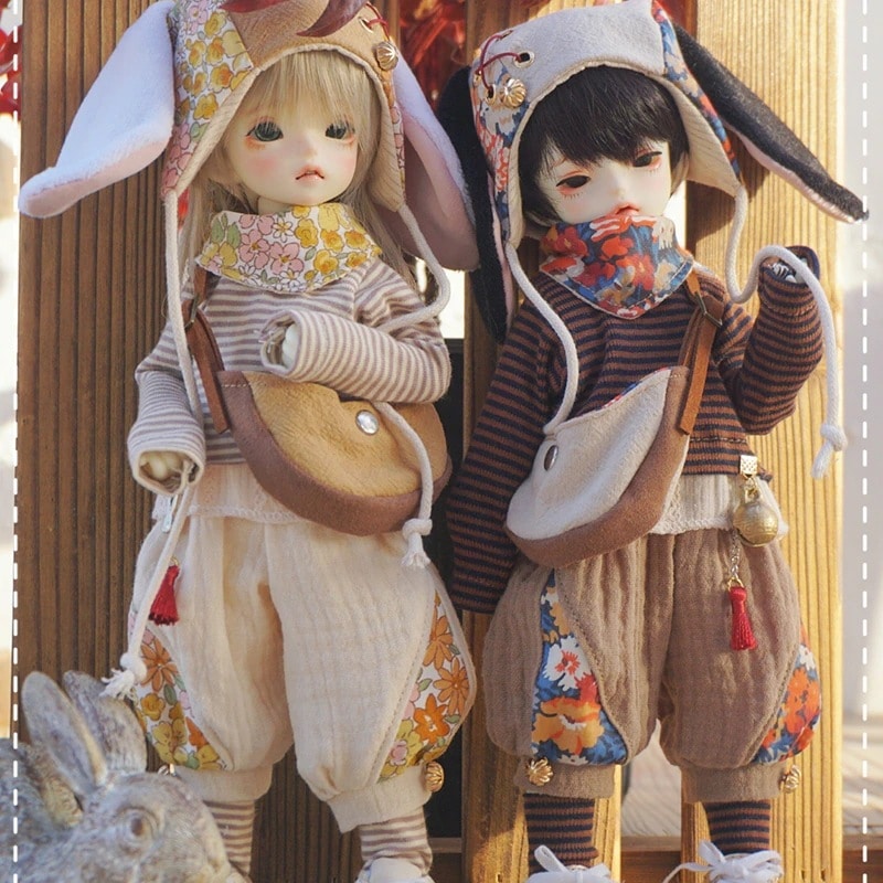 BJD ドール 服 MSD/幼SDサイズ球体関節人形用衣装セット 1/4ドール服 1/6ドール服