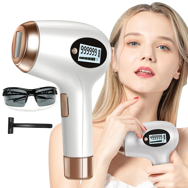 2025新品限定最新版 脱毛器 語説明書 99万発照射自動手動照射 9段階照射 全身兼用 家庭用脱毛器