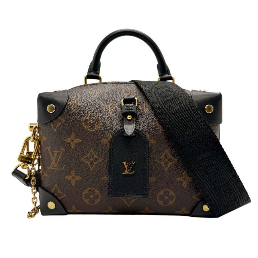 ルイ ヴィトン LOUIS VUITTON 斜め掛けショルダーバッグ ハンドバッグ モノグラム プティットマル スープル モノグラムキャンバス ブラウン/ブラック ゴールド レディース M45571
