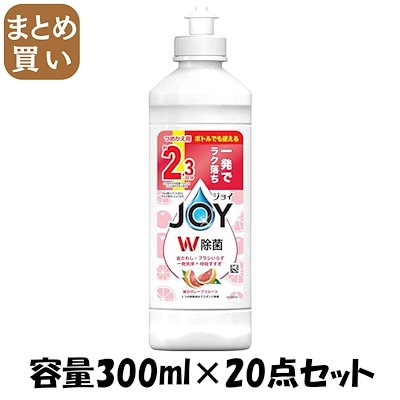 他サイト： 【まとめ買い】除菌ジョイコンパクト　ぜい沢グレープフルーツの香り　キャップ付き詰替 容量300ML×20点セットＰ＆Ｇ 食器用洗剤の商品画像