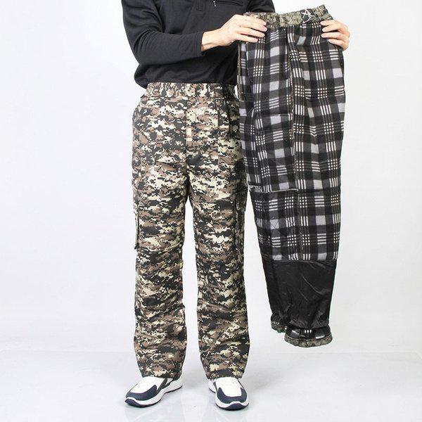 男性ビッグサイズミリタリー冬防寒着パディングパンツボード作業服DSミリ綿パンツ