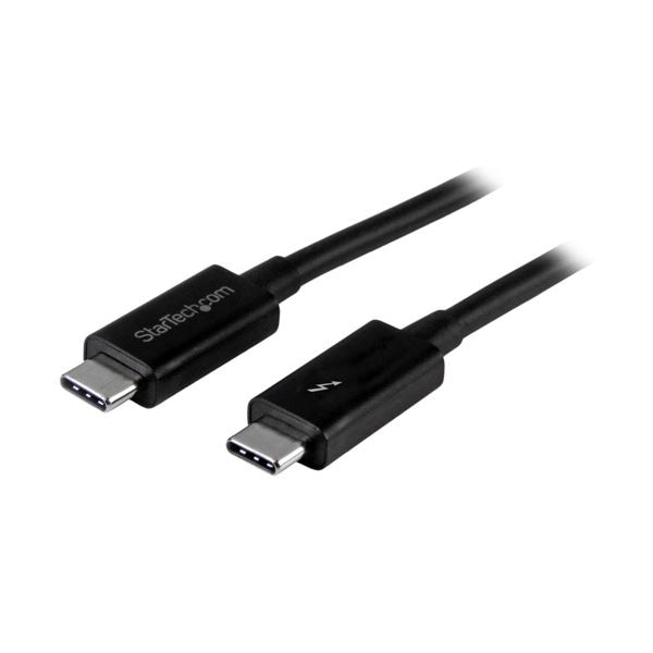 (まとめ）StarTech 1mThunderbolt 3 (20Gbps) USB-C ケーブル TBLT3MM1M 1台(×3セット)