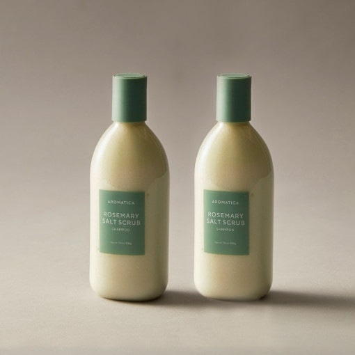 ローズマリー ソルトスクラブシャンプー 500G x 2個 クールシャンプー 大容量 頭皮脂性脱毛 塩角質