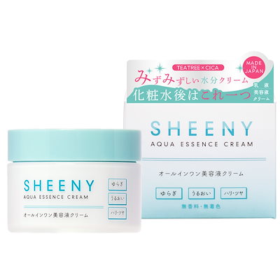 【セール 登場から人気沸騰】 Qoo10] SHEENY アクアエッセンスクリーム 水分クリーム フェイスクリーム