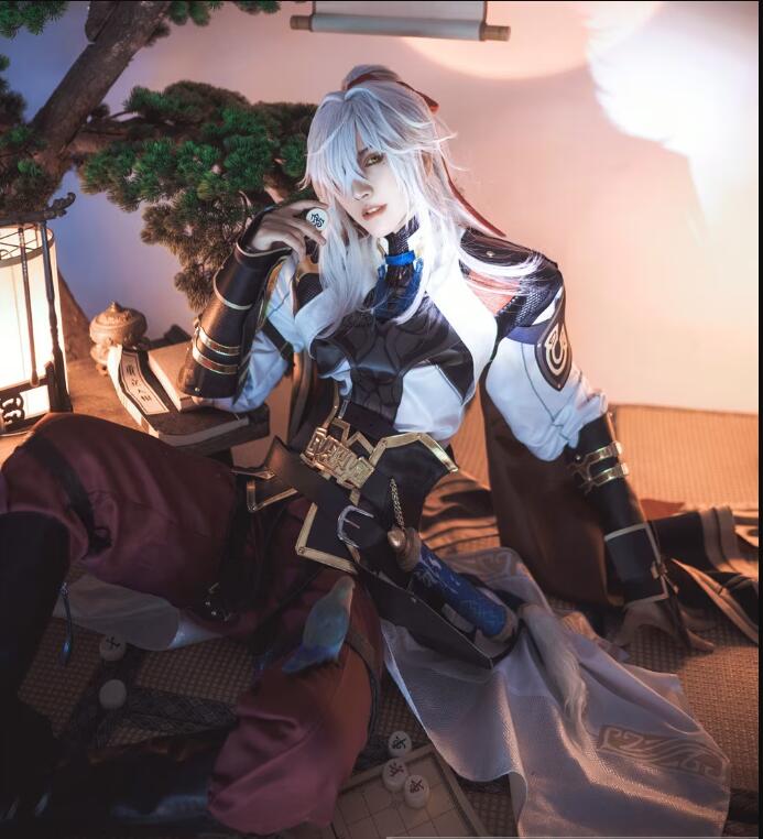 パーティーイベント用品コスチューム一式学園祭 文化祭 仮装 変装 ハロウィン コスチューム コスプレ衣装 けいげん 景元 崩壊スターレイル スーツ ハロウィン 2023年新作入荷コスプレ