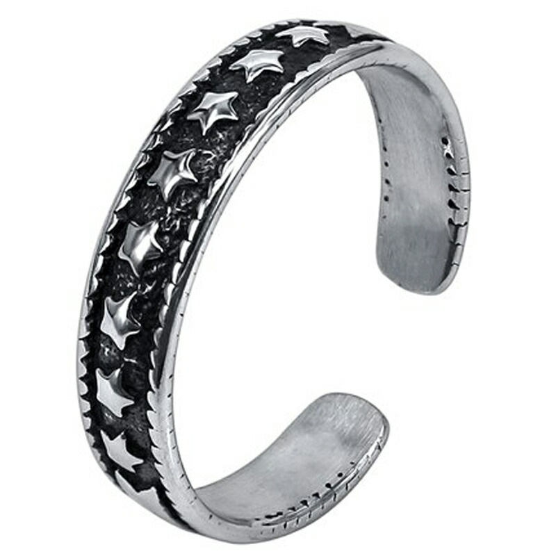 フリーサイズ スターラインファランジリング トゥリング（ERA012）15号 指輪 サージカルステンレス316L 足の指輪 プレゼント 星 サイズ調整可能 男性 女性 r0051