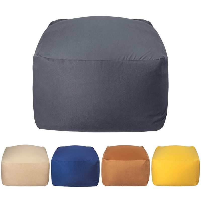 ビーズクッション 怠惰なソファ 3サイズ 疲労解消 健康 安全 無味 カバー取り外し 洗濯可能 座り オールシーズン適用 0.3mm-0.5mm極小ビーズ 豆袋座布団