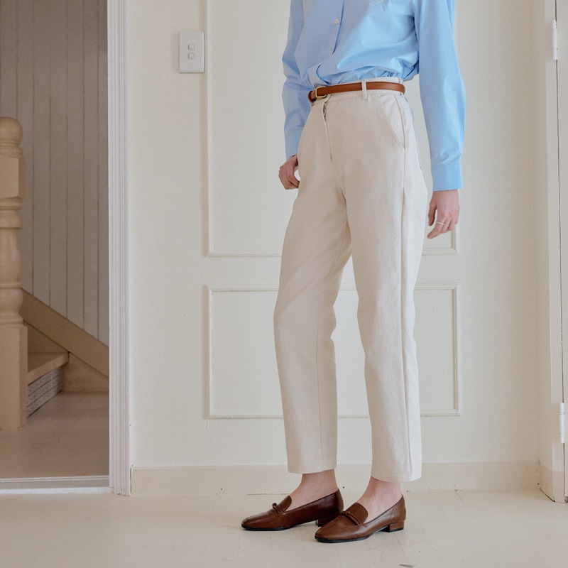 コットンクロップパンツ(COTTON CROP PANTS)ロングパンツ